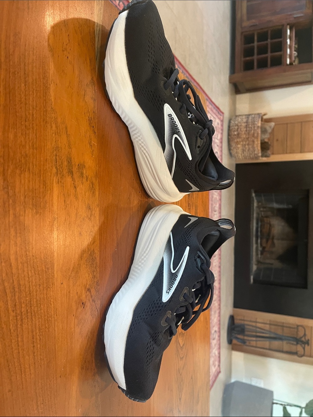 Glycerin 22 Brooks Black and White Running Shoes - Picture 8 of 14